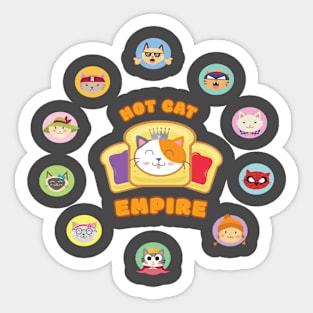Hot Cat Empire Sticker